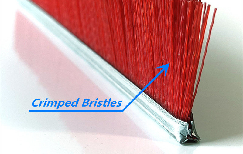 Crimped Bristles For Strip Brush